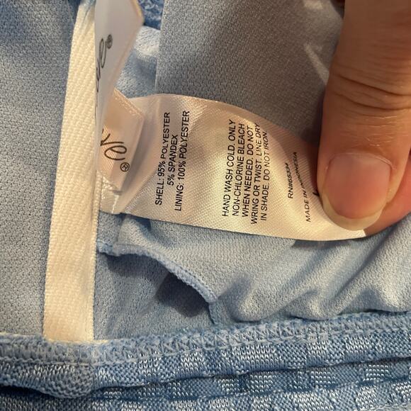 SALT + COVE Juniors' Tie-Front Bralette top & high waist bikini set L - Picture 10 of 10